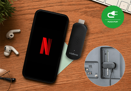 Chromecast integrado para espelhamento de tela