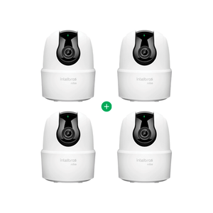 Kit Câmera de Vídeo Wi-Fi Full HD Intelbras IME 360 C - 4 Unidades
