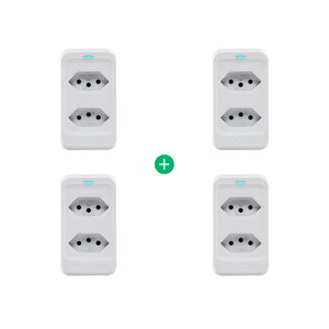 Kit dispositivo de Proteção Elétrica Intelbras EPS 302 Branco - 4 Peças