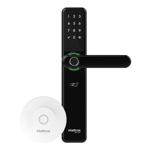 Fechadura Inteligente MFR 7000+ com Hub e Maçaneta Intelbras