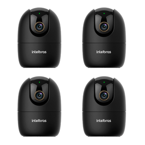 Câmera Inteligente Full HD  Im4 C Black Intelbras - 4 Unidades