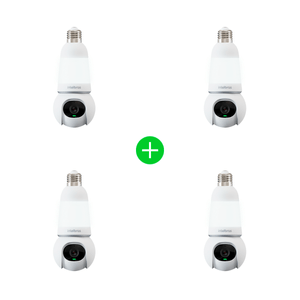 Kit Câmera Lâmpada Inteligente IM6 Full Color - 4 unidades