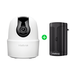 Kit Câmera Inteligente Full HD iME 360 C com Fonte Nobreak para Câmeras Intelbras