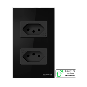 Tomada Inteligente Wi-FI ETW 1002 Intelbras Preto